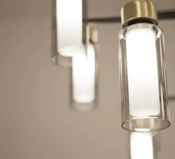 Lustre, Osman-560.12, noir et laiton, L85cm, H60cm - Tooy