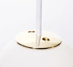 Suspension*Formagenda Lustre, Pearls , 1180 lm, 2700 K,LED, 5, BBBBB, , Ø50cm - blanc, or