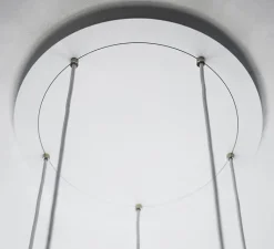 Suspension*Formagenda Lustre, Pearls , 1180 lm, 2700 K,LED, 5, BBBBB, , Ø50cm - blanc, or