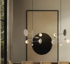 Suspension*101 Copenhagen Lustre, Sahn, , L125cm, H58cm - chrome