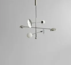 Suspension*101 Copenhagen Lustre, Sahn, , L125cm, H58cm - chrome