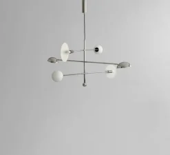 Suspension*101 Copenhagen Lustre, Sahn, , L125cm, H58cm - chrome