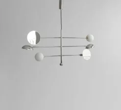 Suspension*101 Copenhagen Lustre, Sahn, , L125cm, H58cm - chrome