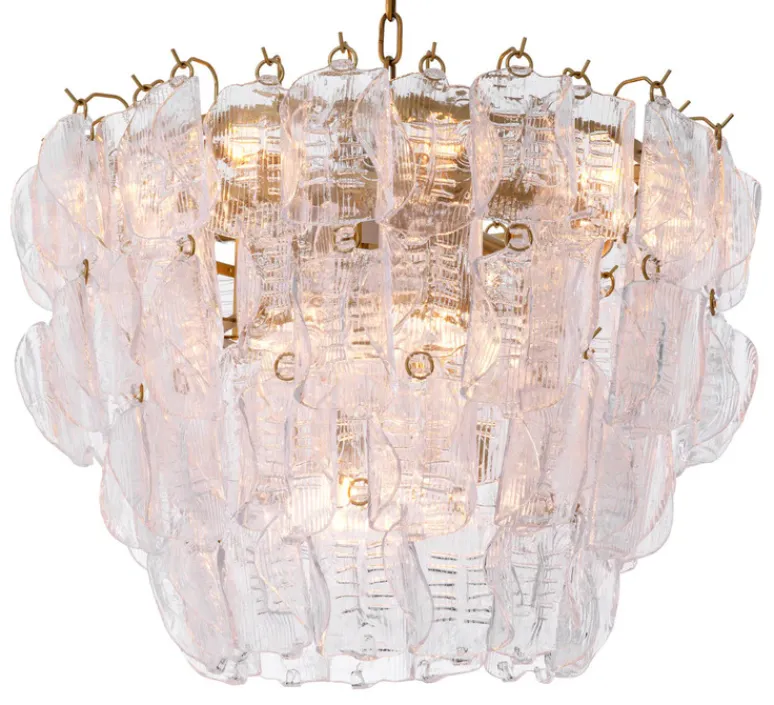 Suspension*Eichholtz Lustre, Solange, , Ø85cm, H61,5cm - transparent