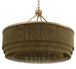 Suspension*Eichholtz Lustre, Tissot L, , Ø90cm, H61cm- laiton antique