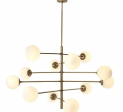 Lustre, Tortora, laiton, ø122cm, H69cm - Eichholtz