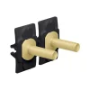 Manette pour interrupteur, Toggle, Simple, Alu gold brushed, Interrupteur x2, L5,5cm, H5,5cm - Niko