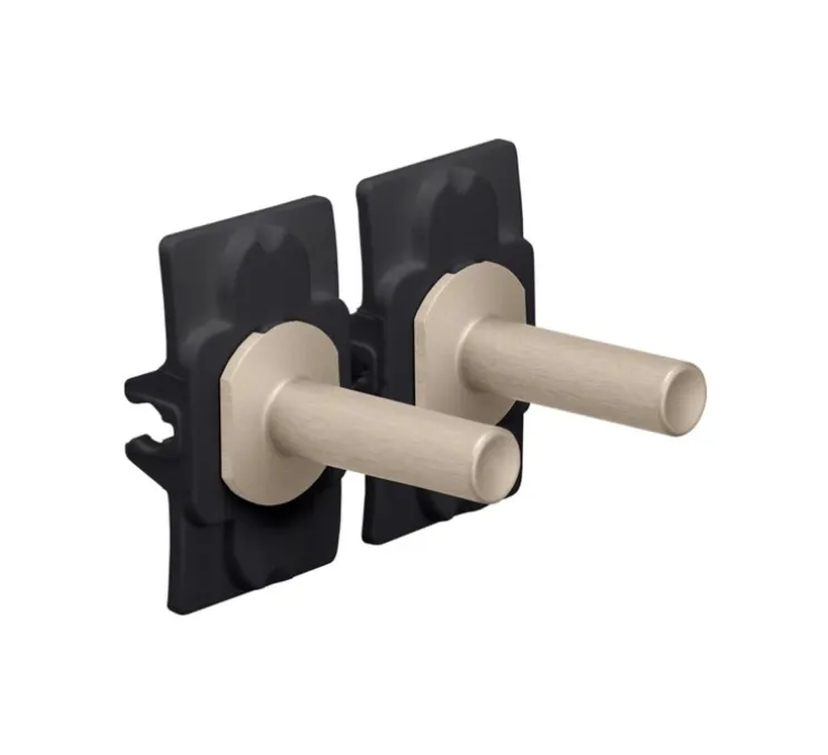 Manette pour interrupteur, Toggle, Simple, Steel champagne coated, Interrupteur x2, L5,5cm, H5,5cm - Niko