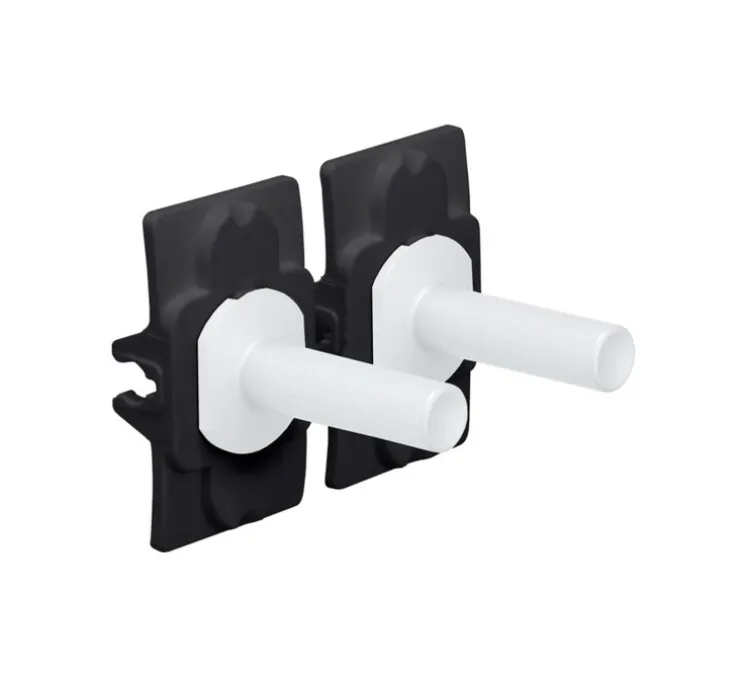 Manette pour interrupteur, Toggle, Simple, Steel white coated, Interrupteur x2, L5,5cm, H5,5cm - Niko