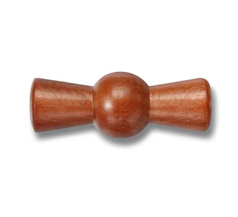 Interrupteur*Fontini Manette pour interrupteur, Garby, Simple, Hêtre couleur miel, Lot de 5, L6,5cm, H2,3cm -