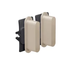 Interrupteur*Niko Manette pour interrupteur, Rocker, Simple, Steel champagne coated, Interrupteur x2, L5,5cm, H5,5cm -