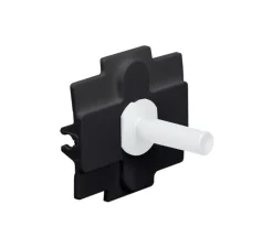 Interrupteur*Niko Manette pour interrupteur, Toggle, Simple, Steel white coated, Interrupteur x1, L5,5cm, H5,5cm -