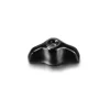 Manette pour interrupteur, Garby & Garby Colonial, Simple, Rétro porcelaine noire, L4,3cm, H1,3cm - Fontini