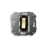 Mécanisme, Bridge, Simple, Interrupteur simple, Permutateur x1, Or mat, L8,5cm, H8,5cm - Font Barcelona