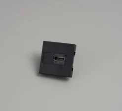 Prise*Buster & Punch Mécanisme, Buster, Simple, Prise-HDMI x1, Noir, L4,5cm, H4,5cm -