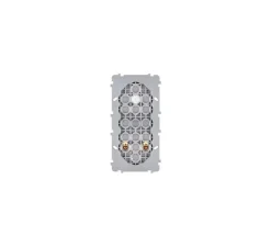 Mécanisme, Confidence, Double vertical, Va-et-vient x2, Côte à côte, Laiton, L3,5cm, H12cm - Modelec