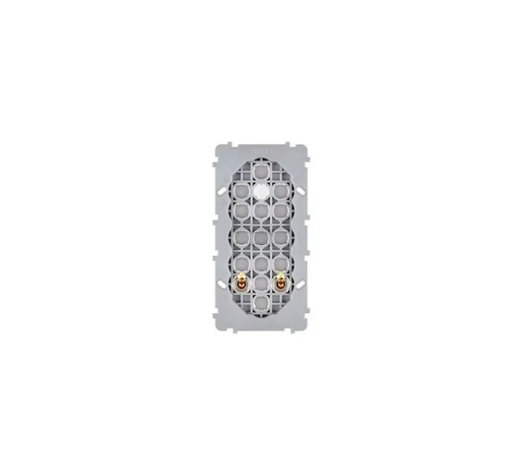 Mécanisme, Confidence, Double vertical, Va-et-vient x2, Côte à côte, Laiton, L3,5cm, H12cm - Modelec