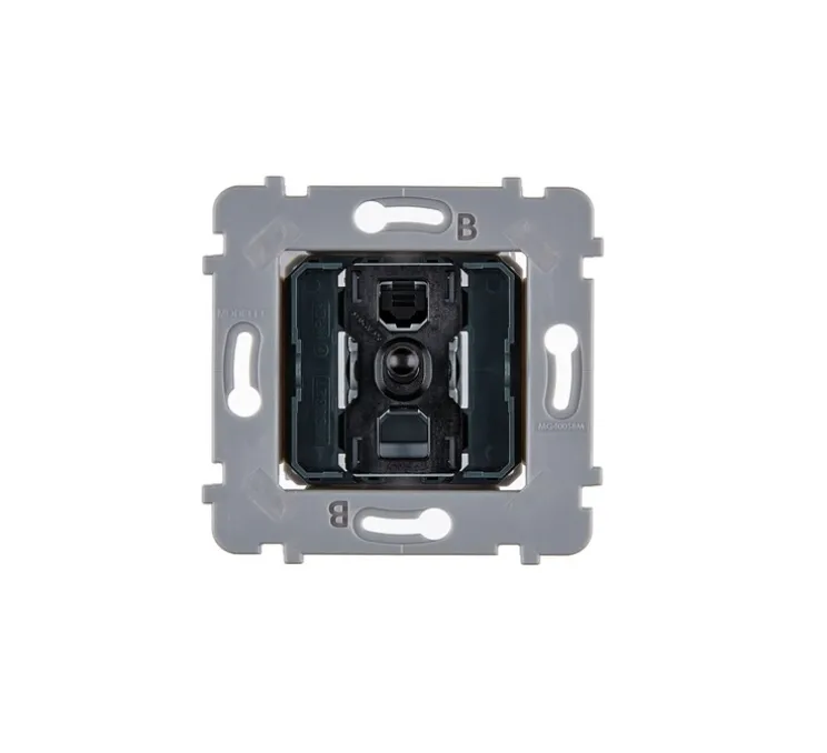 Mécanisme, Confidence, Simple, Va-et-vient ou poussoir x1, Noir, L7,5cm, H7,5cm - Modelec