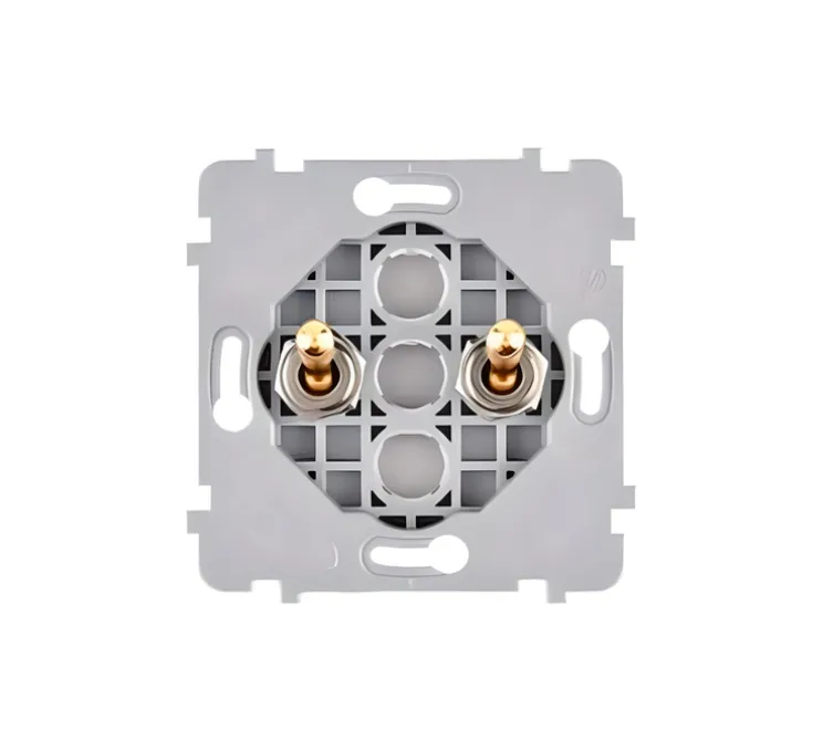 Mécanisme, Confidence, Simple, Va-et-vient x1 et Levier Poussoir x1, Doré, L3,5cm, H12cm - Modelec