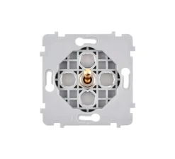 Interrupteur*Modelec Mécanisme, Confidence, Simple, Poussoir x1, Doré, L3,5cm, H12cm -