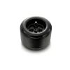 Prise*Fontini Mécanisme, Do, Simple, Prise-PC x1, Porcelaine noir, L6,4cm, H6,4cm -