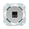 Mécanisme, DOM, Simple, Prise-USB A/C x1, Aluminium, L7,1cm, H7,1cm - Fontini