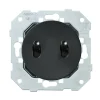 Mécanisme, DOM, Simple, Va-et-vient x2, Noir, L7,1cm, H7,1cm - Fontini