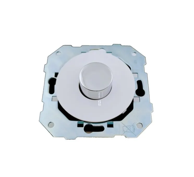 Mécanisme, DOM, Simple, Variateur x1, Blanc glossy, L7,1cm, H7,1cm - Fontini