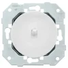 Interrupteur*Fontini Mécanisme, DOM, Simple, Volet roulant x1, Blanc glossy, L7,1cm, H7,1cm -