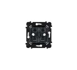 Interrupteur*Modelec Mécanisme, Désir, Simple, Interrupteur double, Volet roulant va-et-vient x2, Blanc, L7,5cm, H7,5cm -