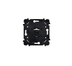 Mécanisme, Désir, Simple, Prise-RJ45 Cat6A blindé noir x1, L7,5cm, H7,5cm - Modelec