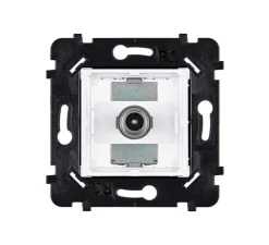 Mécanisme, Désir, Simple, Prise-TV x1, L7,5cm, H7,5cm - Modelec