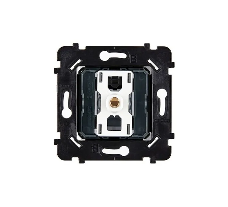 Mécanisme, Hitera, Simple, Va-et-vient ou poussoir x1, Laiton, L7,5cm, H7,5cm - Modelec