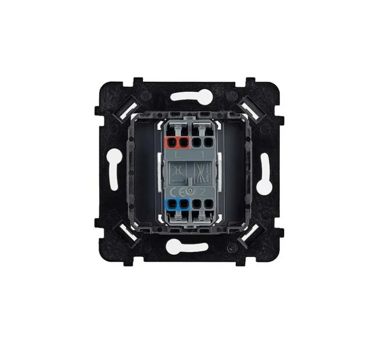 Mécanisme, Hitera, Simple, Va-et-vient ou poussoir x1, Doré, L7,5cm, H7,5cm - Modelec