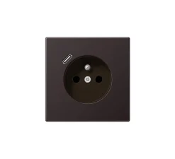 Mécanisme, LS 990, Simple, Canon de fusil, Prise-2P+T x1, Prise-USB C x1, L8,5cm, H6,7cm - Jung