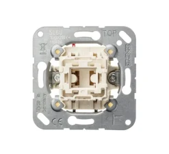 Interrupteur*Jung Mécanisme, LS 990, Simple, Va-et-vient x1, L7cm, H7cm -