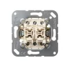 Mécanisme, LS 990, Simple, Va-et-vient x1, Poussoir x1, L7cm, H7cm - Jung