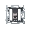 Mécanisme, Pure, Simple, Prise-RJ45 STP Cat 6A x1, L7,35cm, H7,35cm - Niko