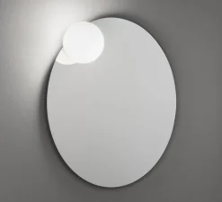 Miroir de salle bain, lumineux, Circ A-3706, IP44, LED, dim, 2700K, 730 lm, Ø70cm, H70cm - Estiluz