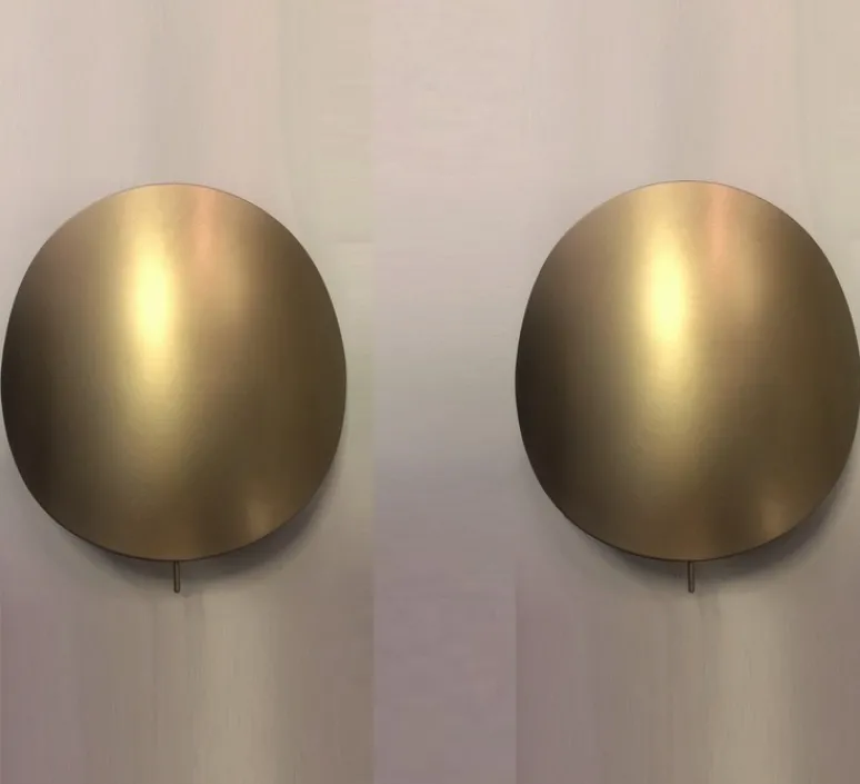 Applique*Faro Pack Duo, 2 appliques murales, orientable, Ovo, , Ø24cm, P6,5cm - Doré