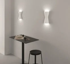 Applique*Nedgis PACK DUO, Applique, Vertbois, plâtre, prêt à peindre, Kamelia M, , L16cm, H30cm - blanc