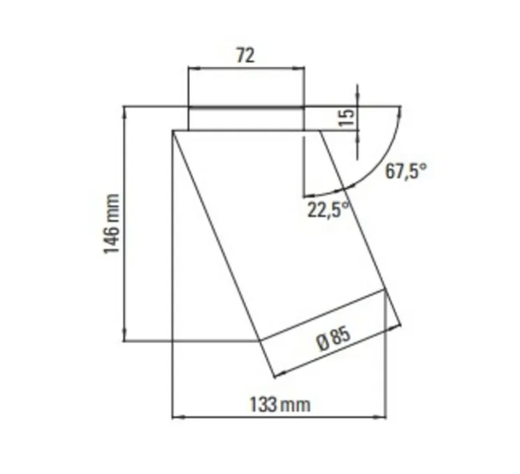 PACK DUO, Plafonnier, Tobo C85 DIAG, noir, laiton, Ø8,5cm, H14,6cm - DCW éditions Paris