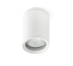 Plafonnier & Spot*Faro Plafonnier, salle de bain, Tasa, , Ø11cm, H14cm, IP44, 40° - blanc