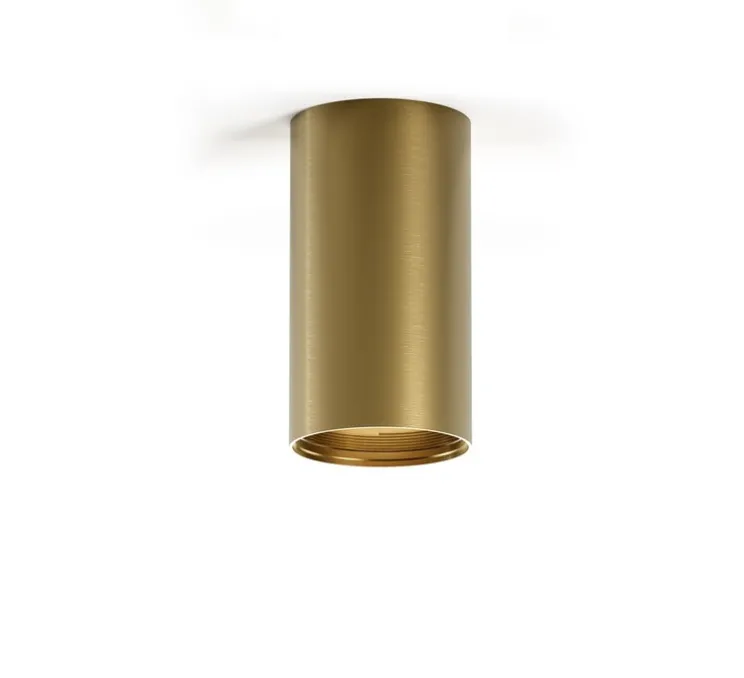 Plafonnier, 432 Ways sans collerette, bronze, IP40, LED, dim, 2700K, 753 lm, Ø6cm, H11cm - Panzeri