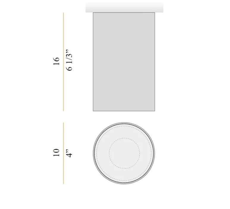 Plafonnier & Spot*Panzeri Plafonnier, 432 Ways sans collerette, , IP40, LED, dim, 3000K, 1913 lm, Ø10cm, H16cm - blanc