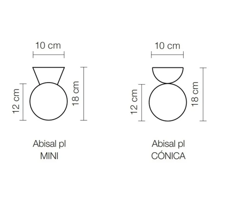 Plafonnier & Spot*Luxcambra Plafonnier, Abisal PL Mini, albâtre, , Ø12cm, H18cm - beige