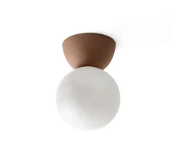 Plafonnier & Spot*Luxcambra Plafonnier, Abisal PL Mini, albâtre, , Ø12cm, H18cm - terracotta