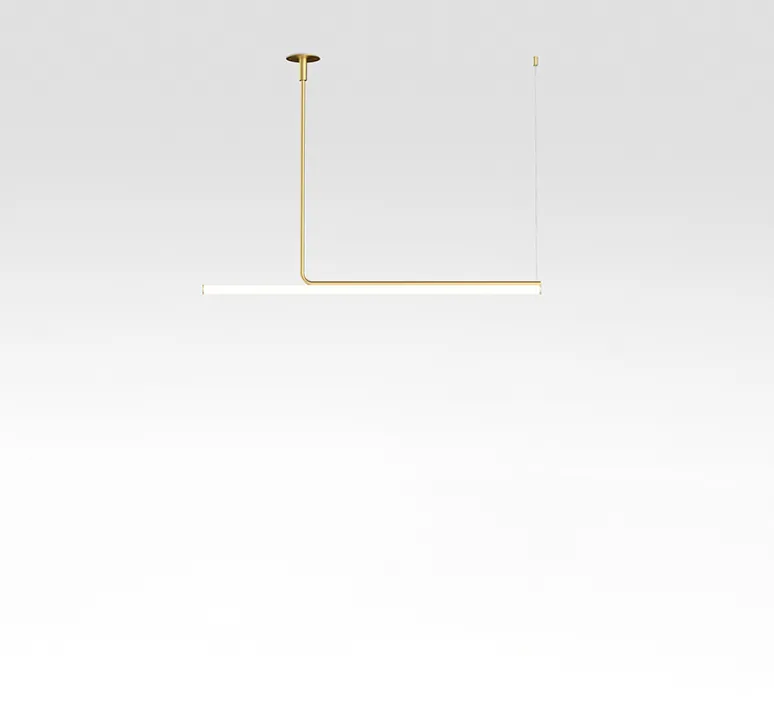 Suspension*Marset Plafonnier, Ambrosia 120, + 60cm, , LED, 2700K, 1500lm, L120cm, H86,6cm, driver triac - or mat