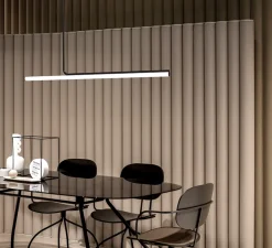 Plafonnier, Ambrosia 120, +60cm, noir, LED, 2700K, 1500lm, L120cm, H86,6cm - Marset