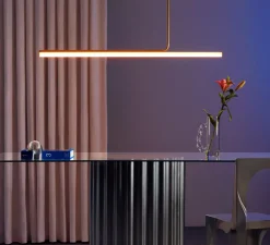 Plafonnier & Spot*Marset Plafonnier, Ambrosia 120, , LED, 3000K, 2256 lm, L120cm, H26,6cm - or mat